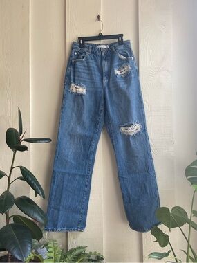 Garage Denim 90s Straight Leg Distressed Jeans Size 03 / 26